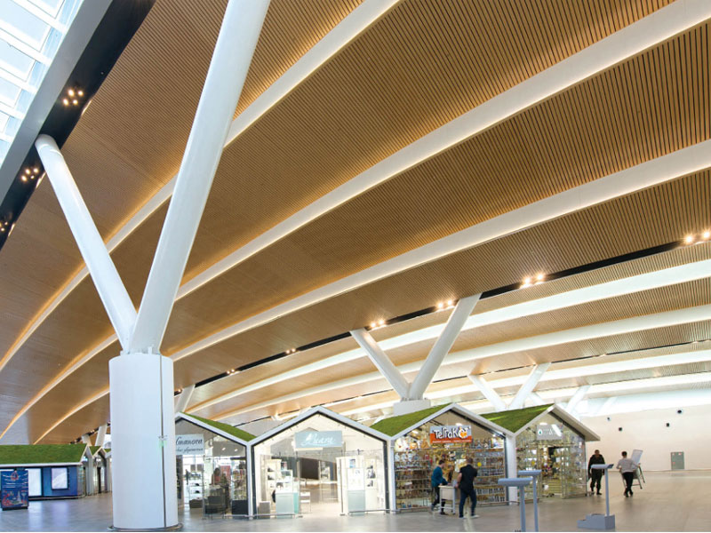 What is the best effect for aluminum square ceiling